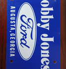 Novelty Tag Bobby Jones Ford Augusta GA Tag Car Tag TrucK Plate Tag Plastic Tag — photo 3