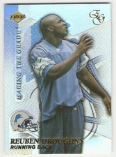 REUBEN DROUGHNS ROOKIE SN /2000 2000 COLLECTOR'S EDGE MAKING THE GRADE M11 LIONS