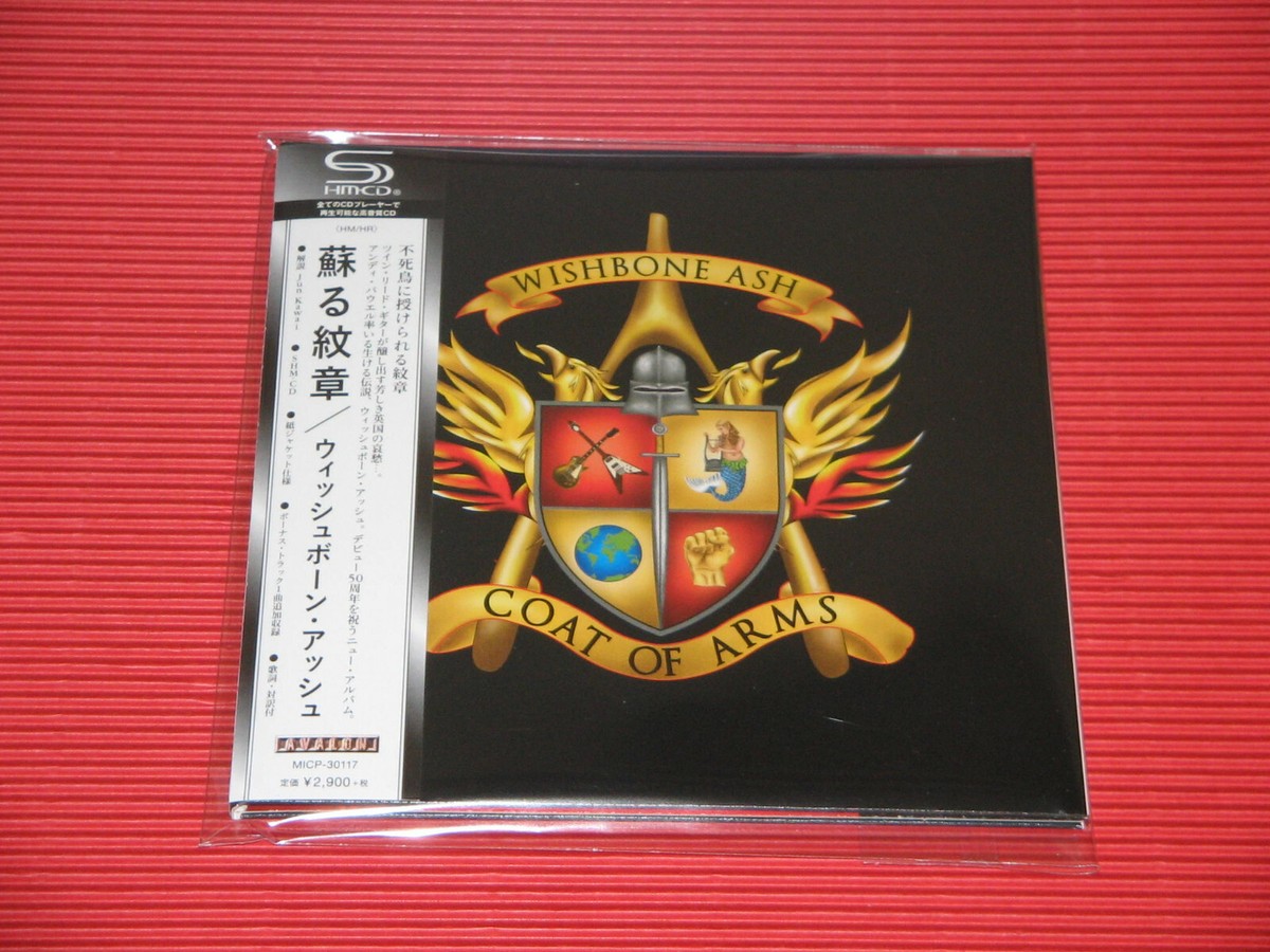 4BT 2020 JAPAN MINI LP SHM CD WISHBONE ASH Coat Of Arms with Bonus