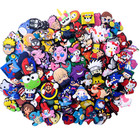 Mixed 50/100Pcs Random Cartoon Cute PVC Shoes Charms Decor For Croc And Jibbitz