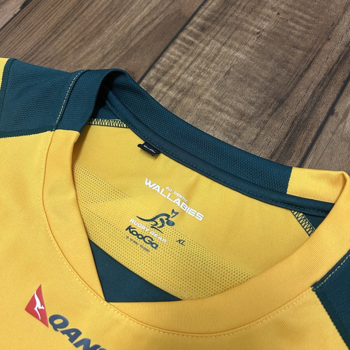 オーストラリア代表 ラグビーシャツ QANTAS KooGa Australia Wallabies Qantas Rugby Jersey Shirt Short