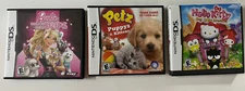 nintendo ds girl games barbie pups petz pup kitten hello kitty bc dreams