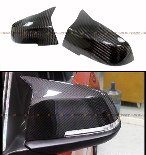 For 2013-18 BMW F30 Sedan Direct Replacement M4 Style Carbon Fiber Mirror Covers