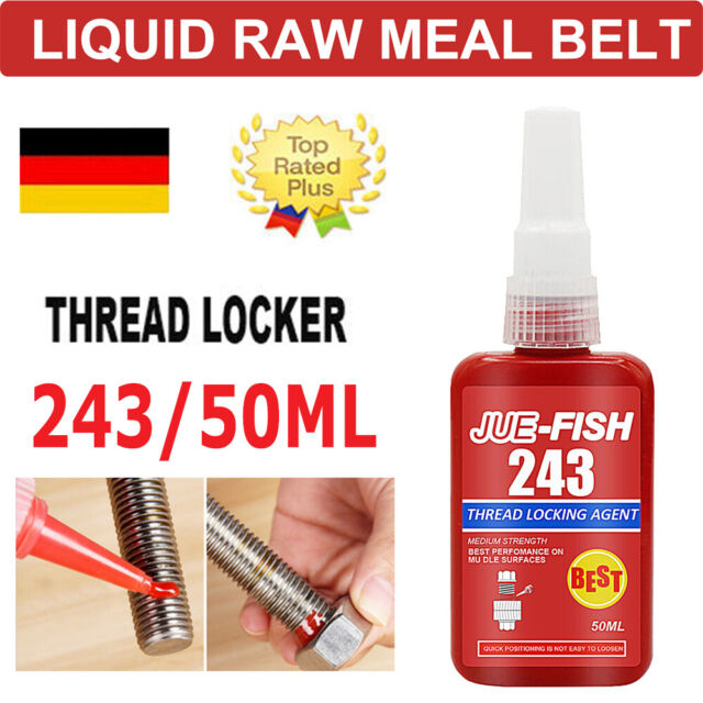 50ml - 243 Thread Lock Blue Bolt Stud Fast Fix Screw Glue Nut Compound - DE-