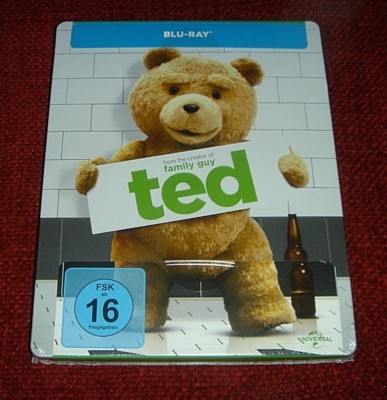 Ted *Blu - Ray Steelbook* / German / Brand New / Factory Sealed / Pls READ Desc.