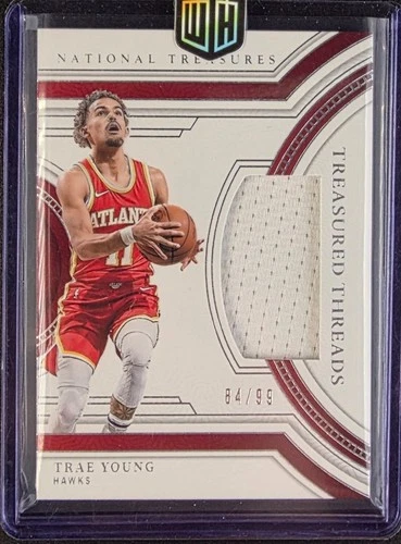 2023-24 Panini National Treasures - Trae Young Jersey patch /99