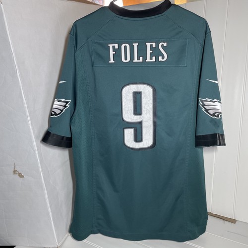 Foles #9 Philadelphia Eagles Nike On Field Green Jersey Authentic Mens Large - Bild 11 von 20
