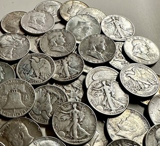 90% Junk Silver Half Dollar Full Dates & Mint Marks No Culls ONE COIN AUCTION