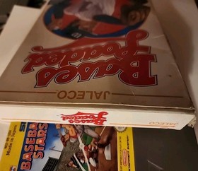 BASES LOADED W BOX & BASEBALL STARS NES Nintendo Entertainment System Lot 2 Game