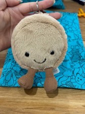 On SALE Amuseables Mona Macaron Bag Charm Plush Keychain NWT Gift Jellycat