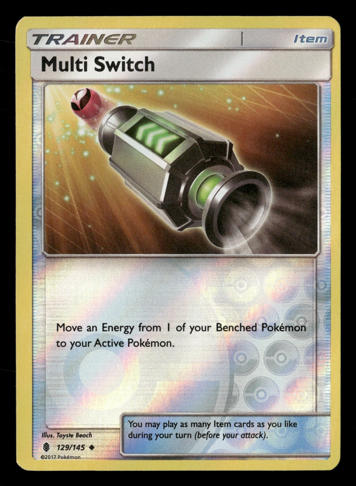 Multi Switch Reverse Holo SM - Guardians Rising 129/145 MP Pokémon TCG