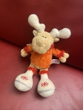 NICI Elch Detlef Rentier 20cm Stofftier SCHLENKER DETLEV 