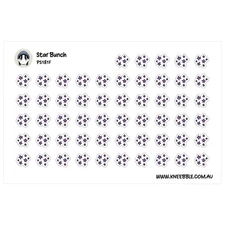 Planner Stickers – Purple Star Constellation Celestial Decorative Decals