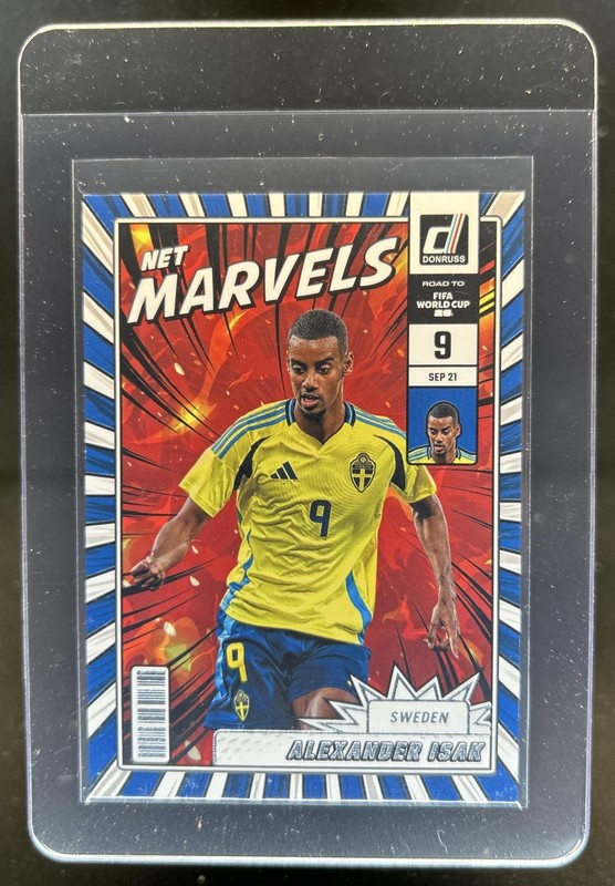 2025-26 Panini Donruss Road to FIFA World Cup 26' Alexander Isak Net Marvels #10