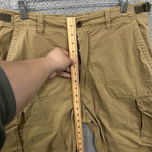 Vintage Abercrombie Fitch Pants Mens Medium Brown Cargo Baggy Paratrooper Y2K, Size M, $79.99 - Photo 7