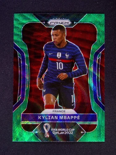 Kylian Mbapp 2022 Panini Prizm Kylian Mbapp #101 Green