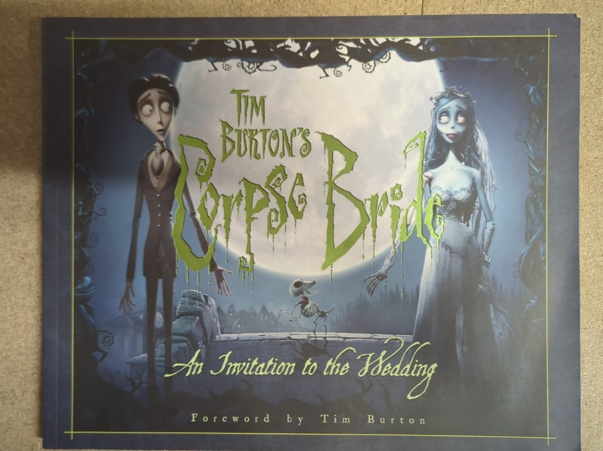 The Art of Tim Burton's Corpse Bride - An invitation to the wedding