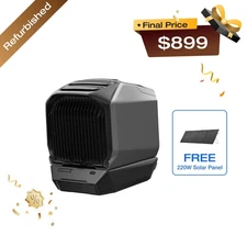 EcoFlow Wave 3 Portable Air Conditioner & Wave 3 Add-On Battery for Camping/RV