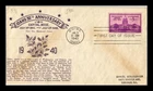 DR JIM STAMPS US IDAHO 50TH ANNIVERSARY FDC SCOTT 896 THERMOGRAPHED COVER