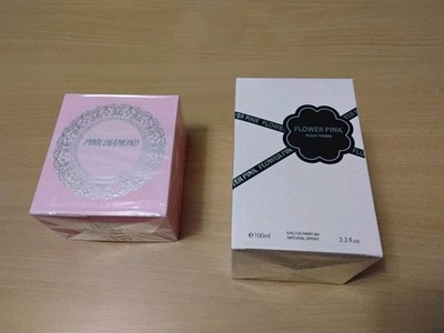 Lot of 2 Women s Perfumes   Pink Diamond EDP + Flower Pink EDP   100ml 90ml