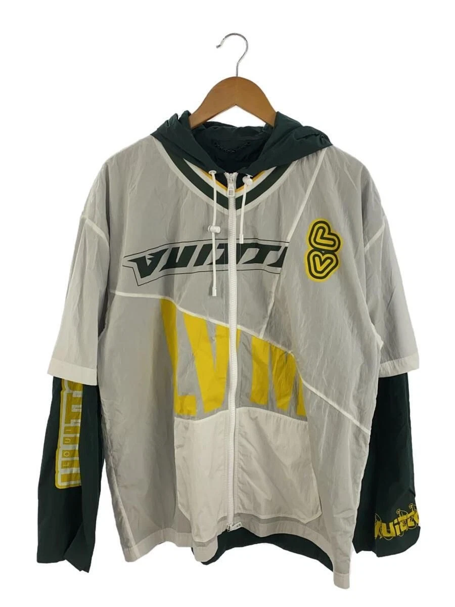 LOUIS VUITTON（LV） GIACCA LOUIS VUITTON NYLON 22AW ESTERNO 46 VERDE LOGO RM222 P0G HNB85W usata