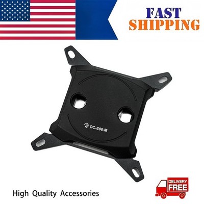 Black CPU water block for Intel platforms, solid copper base, free shipping