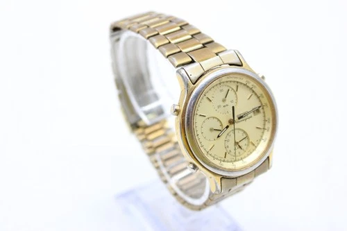 V Vintage Gents Seiko Chronograph 7T32-6A5A Working Quartz Wristwatch