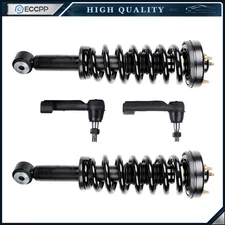 For 2009 2010 2011 2012 2013 Ford F150 Front Struts Spring + Sway Bar Tierod 4WD
