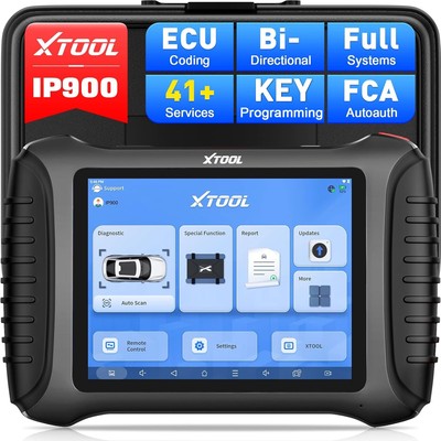 XTOOL IP900 OBD2 Scanner Full System Diagnostic Tool 41 Resets IMMO ECU Hidden