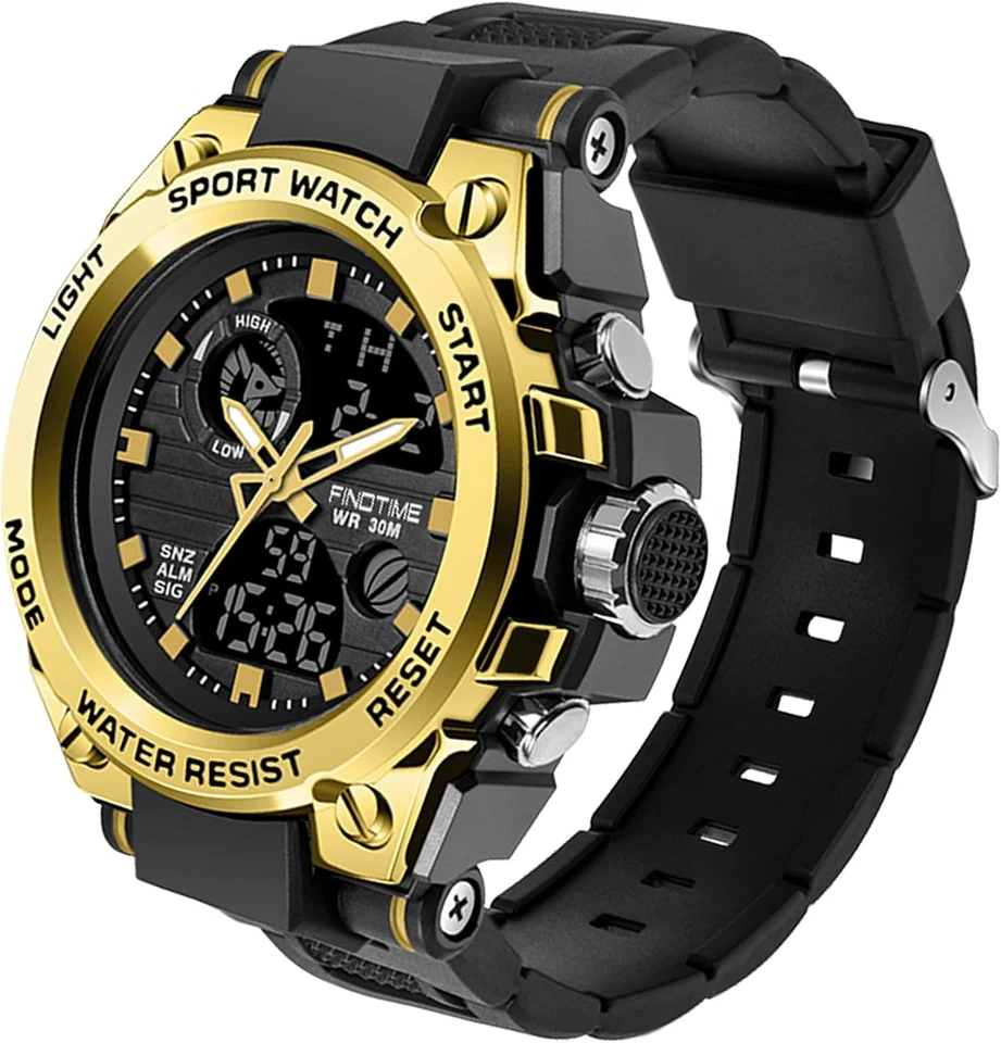Montre Militaire Tactique Sport Homme Chronomètre Grand Cadran Étanche Casio - Photo 2/4