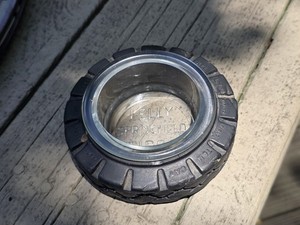 Early Kelly Springfield Tire Company Rubber Tire Ashtray Advertising Tires