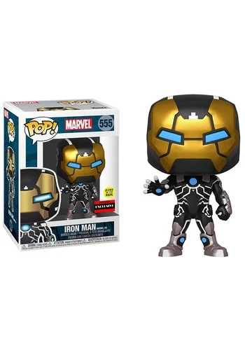 Funko POP! Marvel Iron Man Model 39 #555 [Glows in the Dark] Exclusive