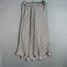 Sienna Sky Womens Size Small Black & White Animal Print Midi Skirt