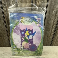 JANLYNN DISNEY FAIRIES TINKER BELL CHRISTMAS FELT STOCKING KIT NEW & SEALED