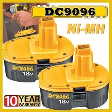 2PACK 18V For Dewalt 18 VOLT DC9096 DC9098 Ni-MH Battery DC9099 Brand NEW PACK