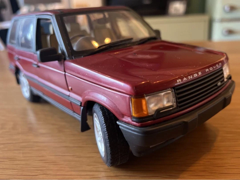 Auto Art 1/18 Land Rover Range Rover 46HSE Rioha Rojo Diecast Modelo Pro Foto 2 de 4