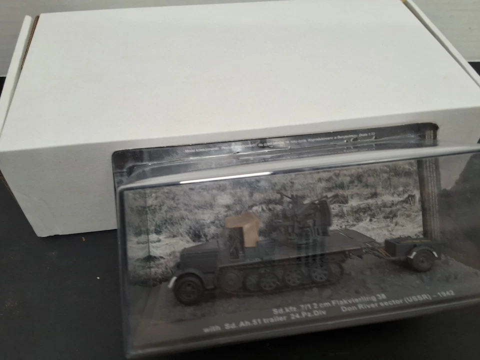 DeAgostini SD Kfz. 7/1 2cm Flakvierling 38 1942 1/72 - Image 4 of 4