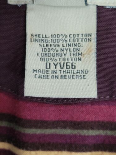 Cappotto lungo da donna LL Bean taglia media Petite Barn Jacket foderato azteco marrone - Foto 8 di 15