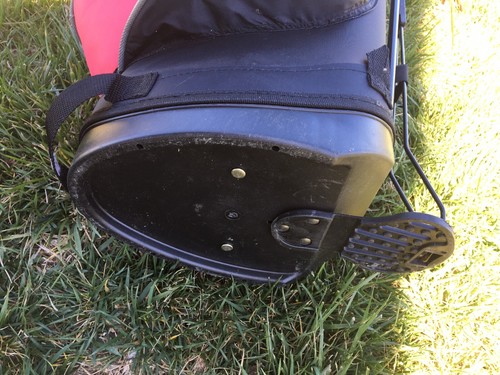 PRECISE G7 Light Weight Classic Golf Stand Bag Red/Black 7 Dividers W/Rain Cover - Picture 8 of 11