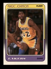 1988-89 Fleer #67 Magic Johnson NM+ 4670