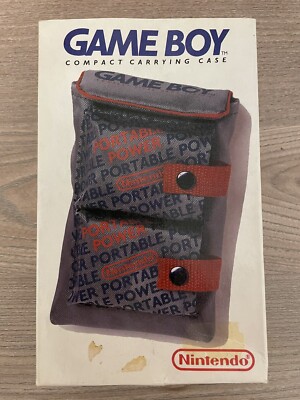 NINTENDO GAMEBOY CASE - COMPACT CARRYING CASE - RARE- OVP SWEDEN