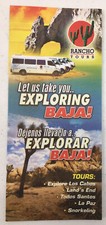 Brochure Los Cabos Rancho Tours Explorer Baja Mexique Vacances La Paz Terres End