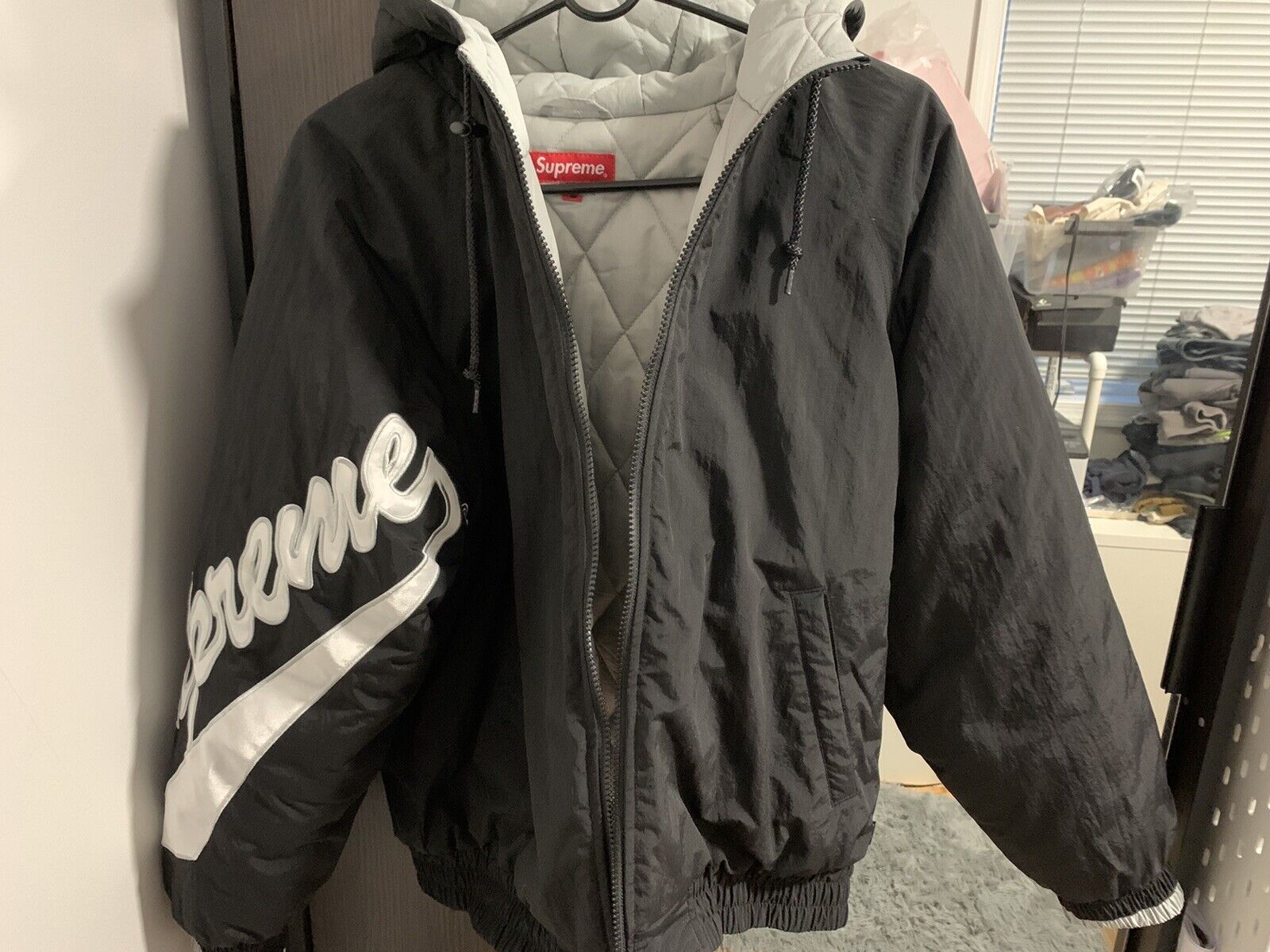 supreme Sleeve Script Sideline ジャケット 美品