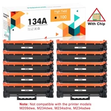 [With Chip] 134A W1340A Toner Compatible With HP 134X LaserJet M209dw M234dw LOT