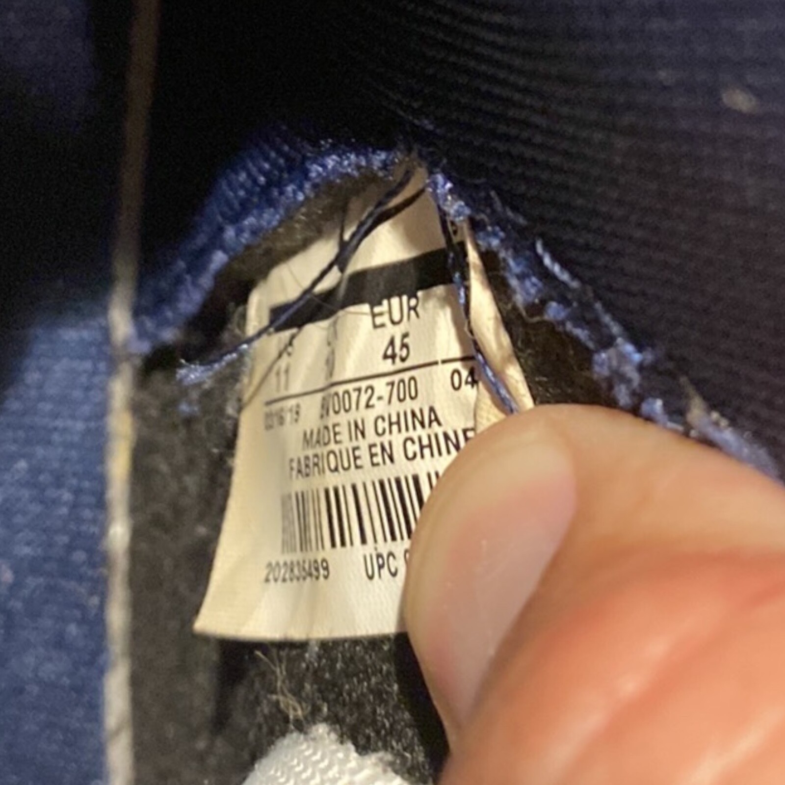 SACAI X NIKE Taglia 11 Nike sacai x Blazer Mid Maize Navy