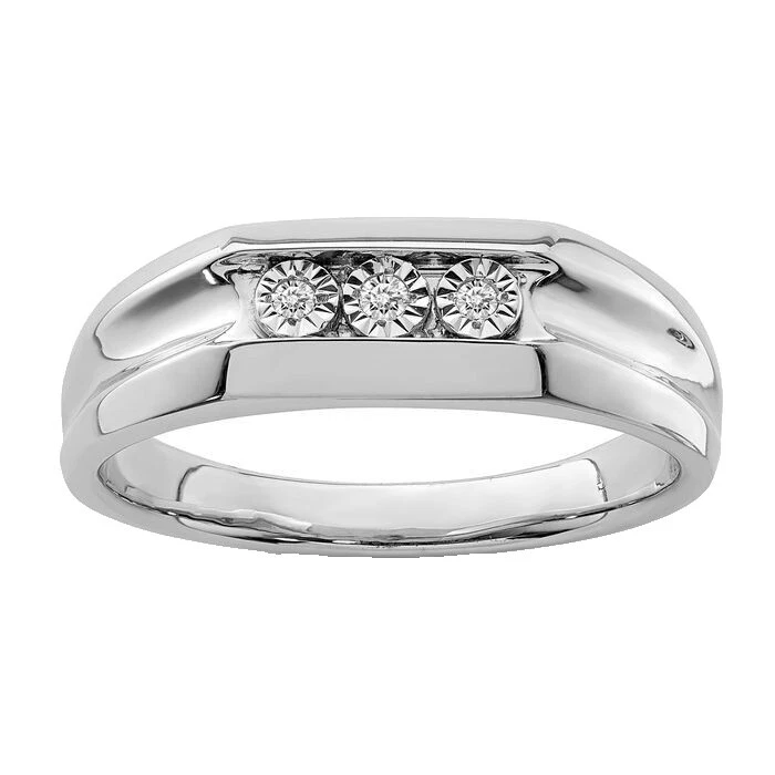 Anillos de Plata de Ley Piedra de amor para hombres