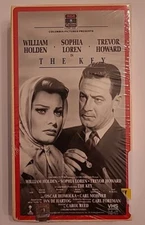 The Key VHS RCA Sophia Loren William Holden 1958 1989 Release Classic HTF Rare