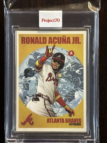 2021 TOPPS PROJECT 70 QUICCS 474 ARTISTS PROOF RONALDA ACUNA JR. A/P #35/51