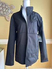 Swiss Tech Performance Gear Black Full Zip Jacket Peak Technology Size Small NWT