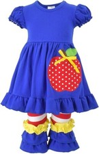 Back to School Apple Tank Boutique Outfit